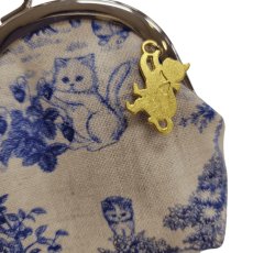 画像3: 【ハンドメイド】yukiemonがま口ポーチ(小)　R705 (3)