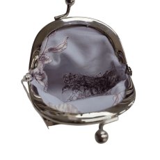 画像4: 【ハンドメイド】yukiemonがま口ポーチ(小)　R705 (4)