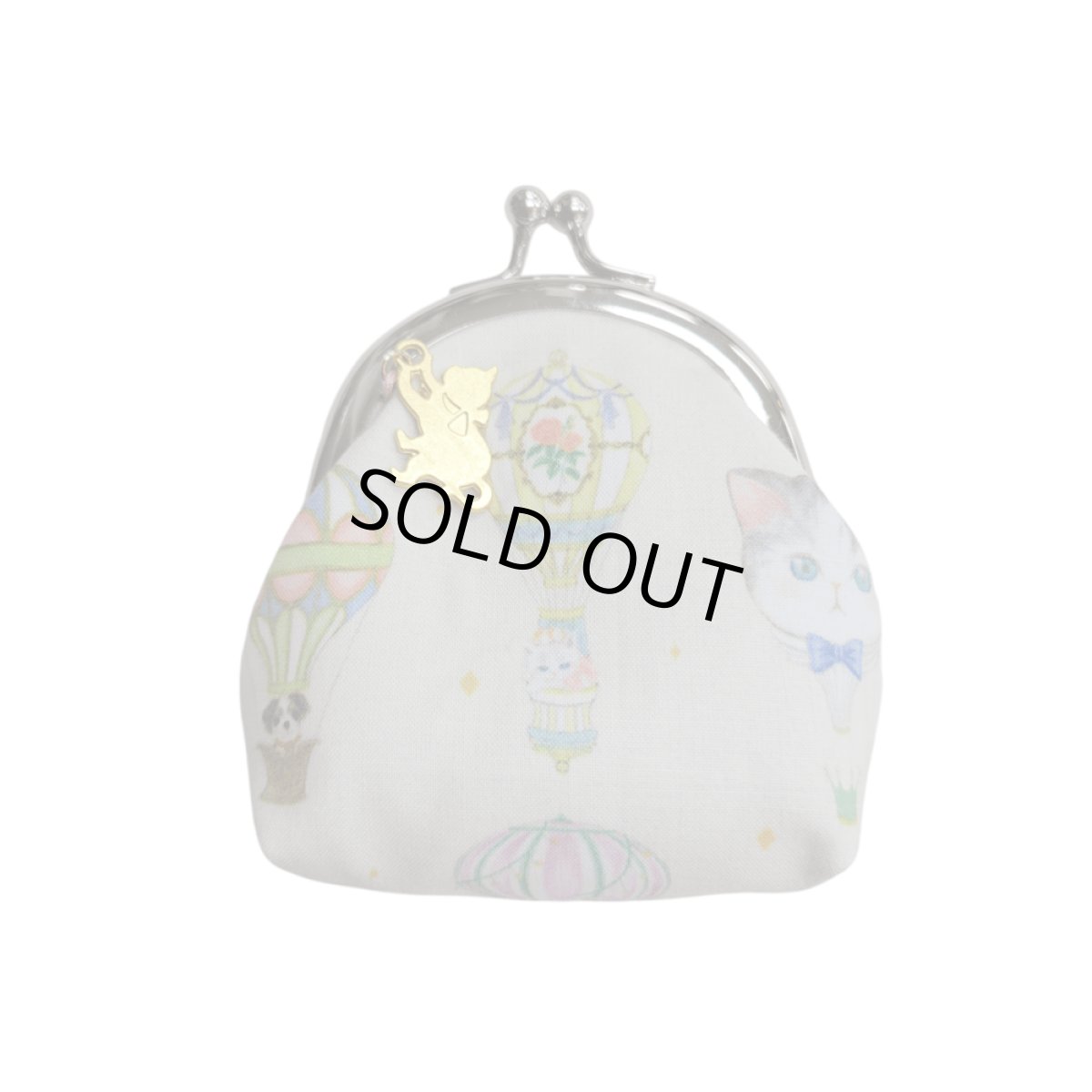 画像1: 【ハンドメイド】yukiemonがま口ポーチ(小)　R709 (1)