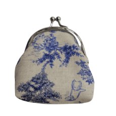 画像2: 【ハンドメイド】yukiemonがま口ポーチ(小)　R705 (2)