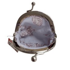 画像4: 【ハンドメイド】yukiemonがま口ポーチ(小)　R709 (4)