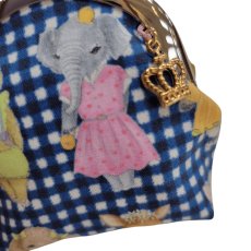 画像3: 【ハンドメイド】yukiemonがま口ポーチ(小)　R704 (3)