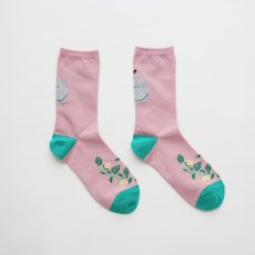 画像3: 松尾ミユキ Back Cat socks Leo MM042 (3)