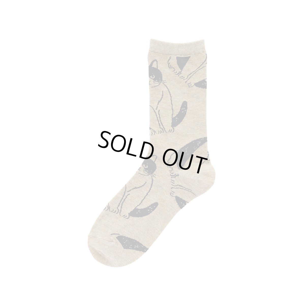 画像1: 松尾ミユキ Cat socks Pepper MM053 (1)