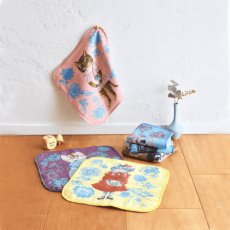 画像2: Nathalie Lete ガーゼハンドタオル Blue eye NL873 (2)