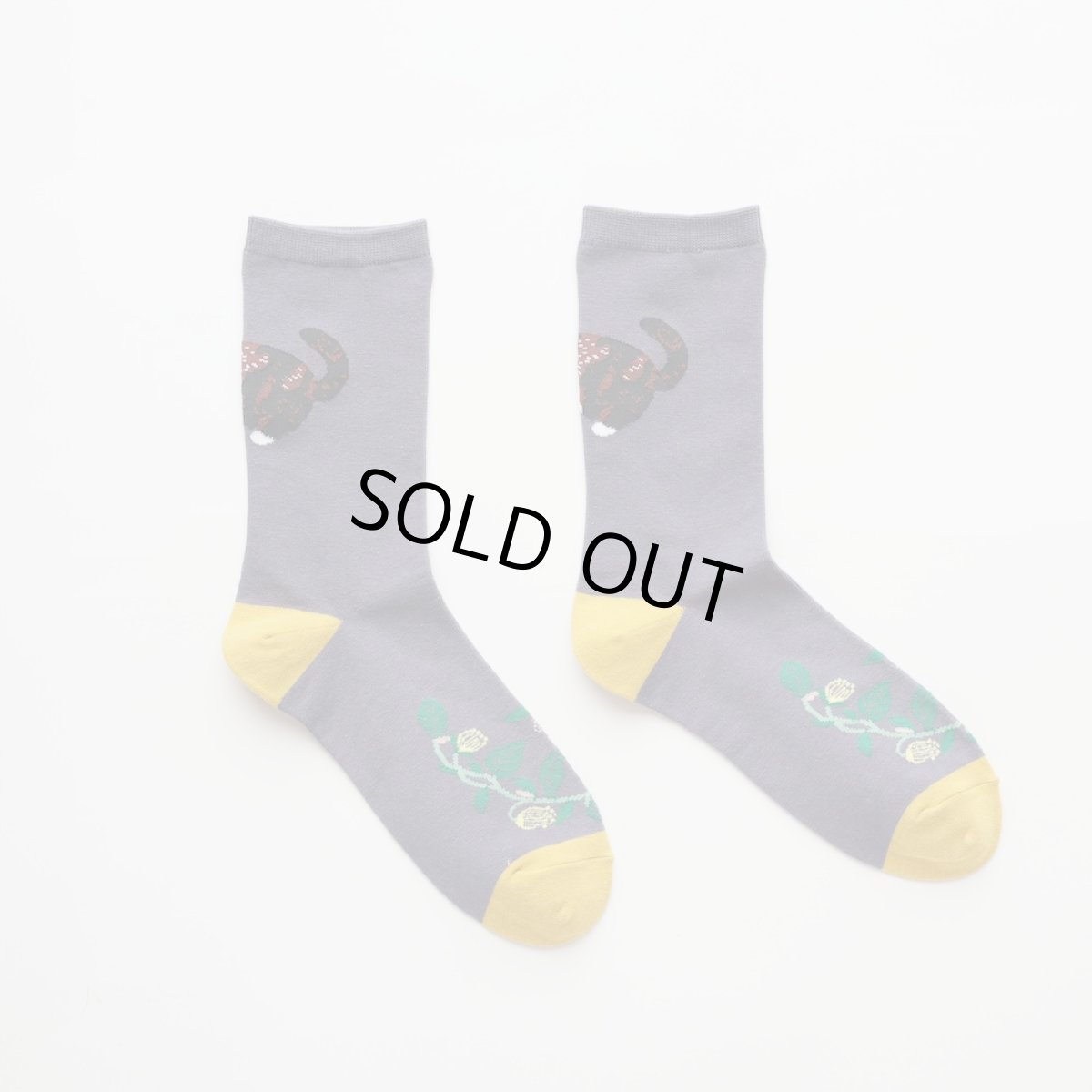 画像3: 松尾ミユキ Back Cat socks Mugi MM043 (3)