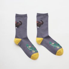画像3: 松尾ミユキ Back Cat socks Mugi MM043 (3)