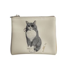 画像2: 【フラワーリング】CAT CHARITY/ミニフラットポーチ (2)