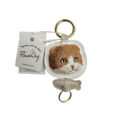 画像4: 【フラワーリング】CAT CHARITY/ダイカットチャーム付きカラビナ (4)