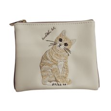 画像5: 【フラワーリング】CAT CHARITY/ミニフラットポーチ (5)