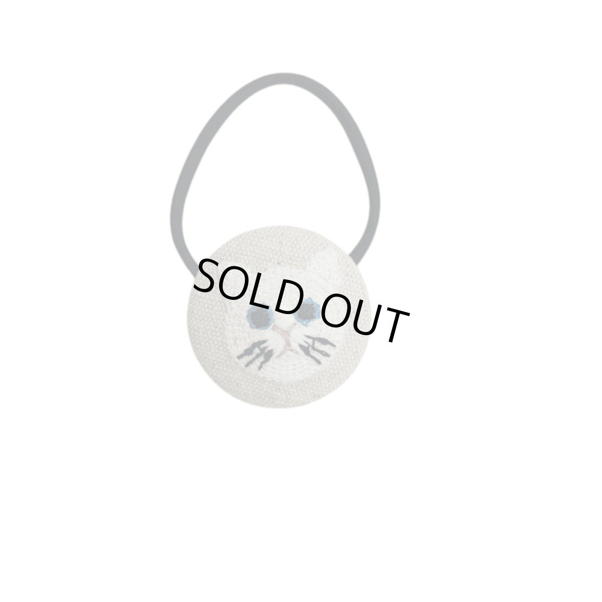 画像2: 【ハンドメイド】ネコヘアゴム 7-447 (2)