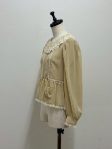 画像4: 【10月下旬〜11月上旬】ボンボンブラウス（M）5175050 (4)