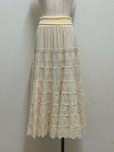 画像1: 【10月中旬〜10月下旬】Teddyレース腹巻スカート（M）5165070 (1)