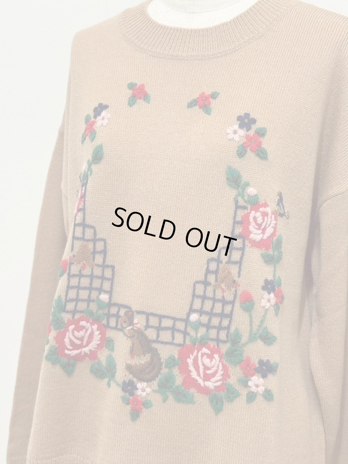 画像3: 【11月中旬〜11月下旬】おばあちゃんニット（M）5125070 (3)