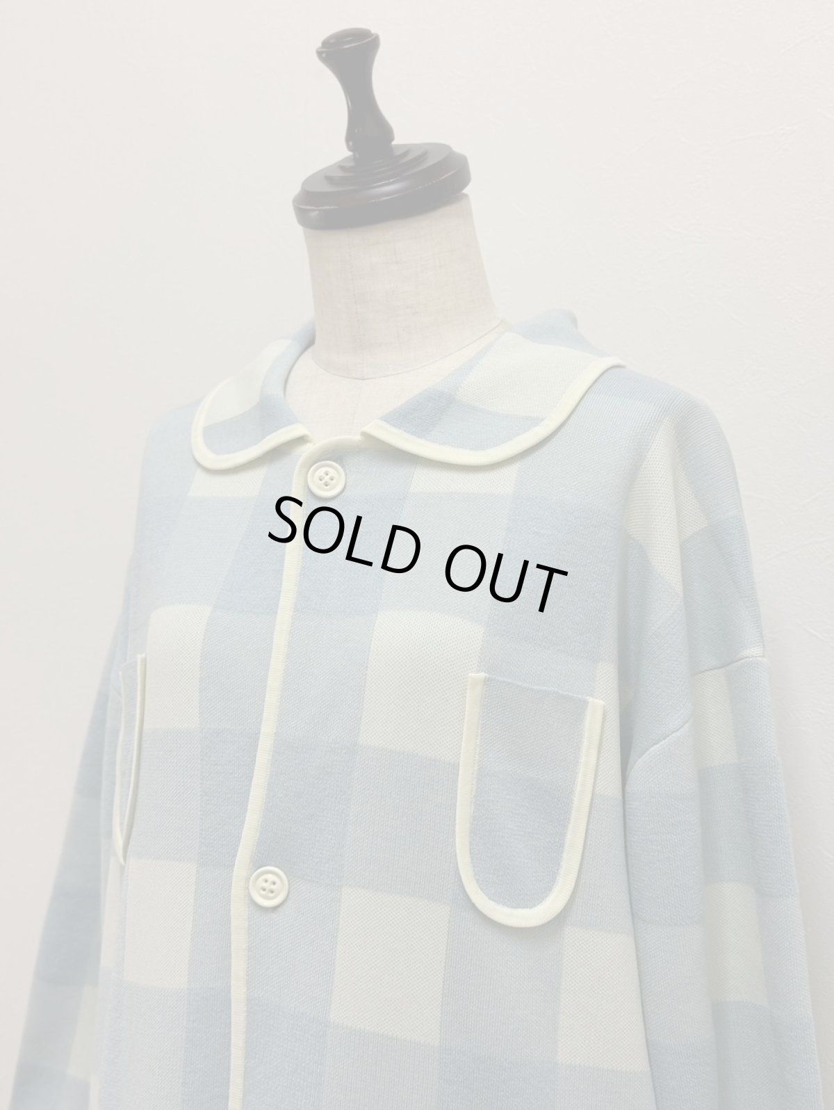 画像8: 【11月上旬〜11月中旬】ギンガムたっぷりコート（3L）5625020 (8)