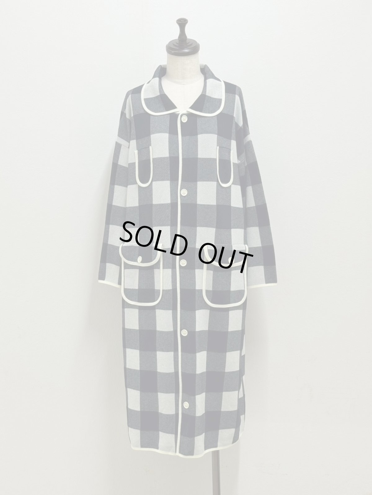 画像5: 【11月上旬〜11月中旬】ギンガムたっぷりコート（M）5125010 (5)