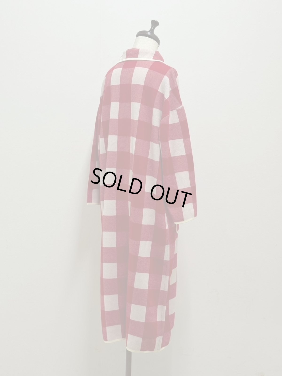 画像10: 【11月上旬〜11月中旬】ギンガムたっぷりコート（M）5125010 (10)