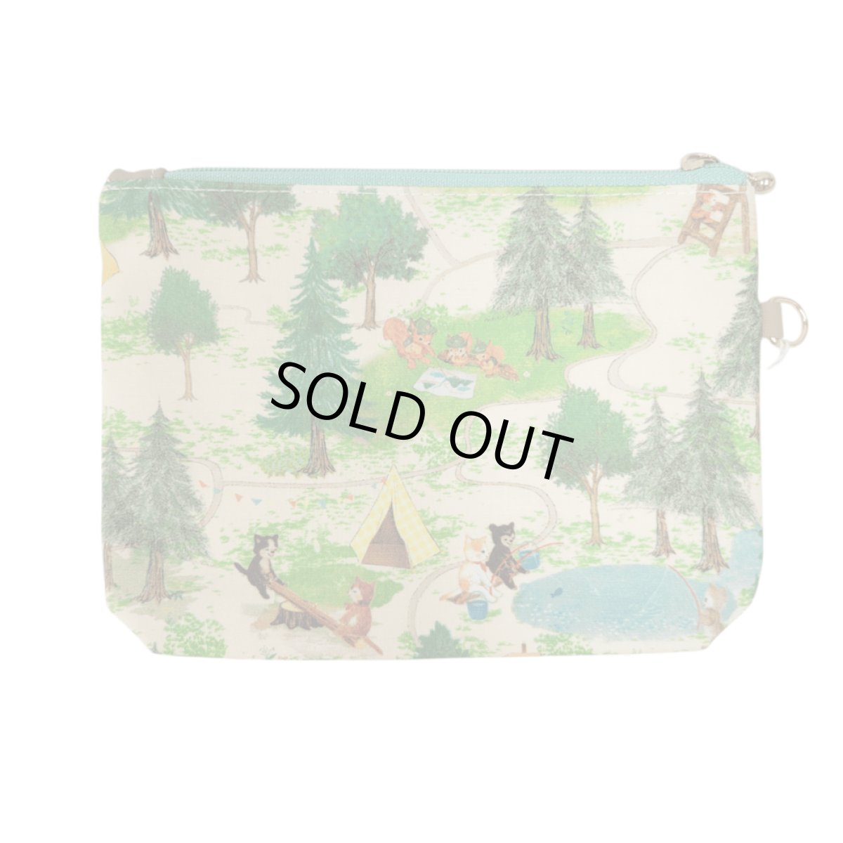 画像2: 【ハンドメイド】yukiemonファスナーポーチ　Y-20 (2)