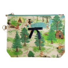 画像1: 【ハンドメイド】yukiemonファスナーポーチ　Y-20 (1)