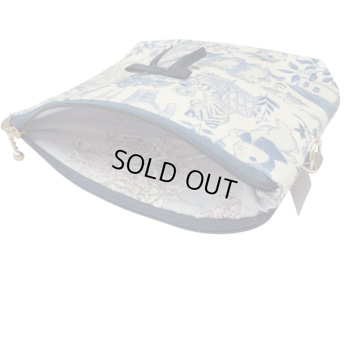 画像3: 【ハンドメイド】yukiemonファスナーポーチ　Y-18 (3)