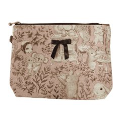 画像1: 【ハンドメイド】yukiemonファスナーポーチ　Y-13 (1)