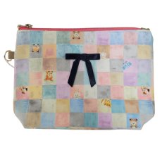 画像1: 【ハンドメイド】yukiemonファスナーポーチ　Y-21 (1)