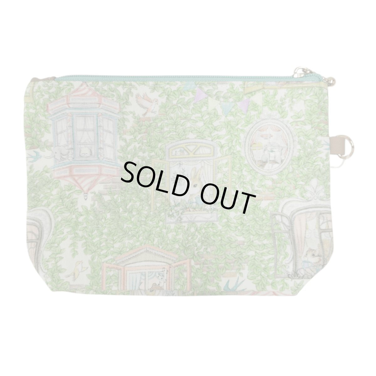 画像2: 【ハンドメイド】yukiemonファスナーポーチ　Y-22 (2)