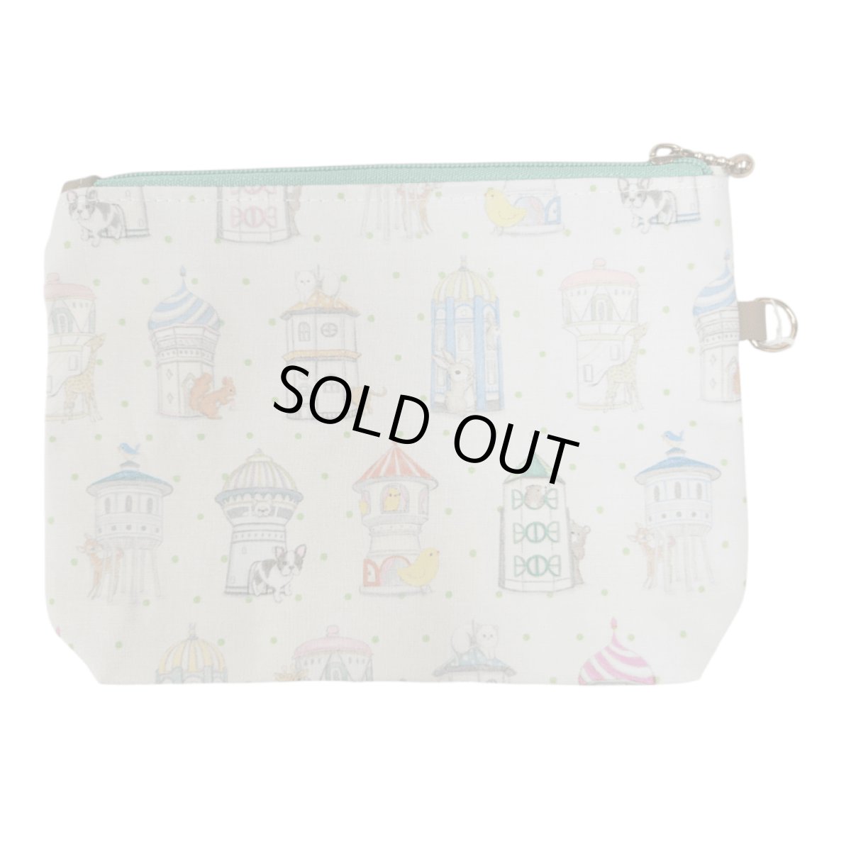 画像2: 【ハンドメイド】yukiemonファスナーポーチ　Y-19 (2)