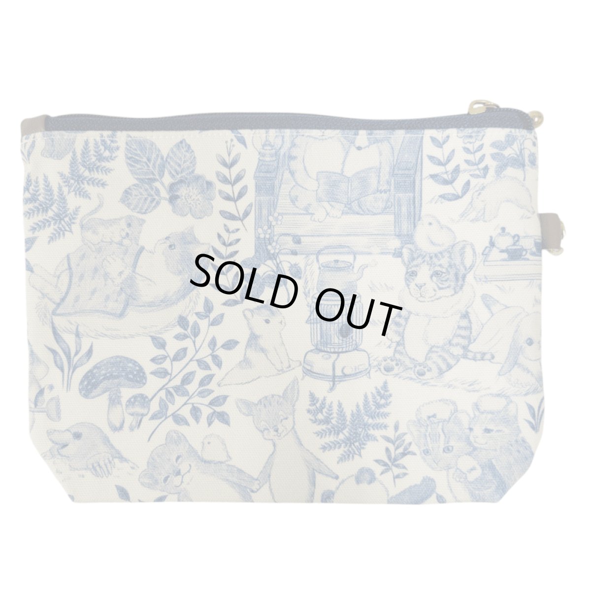 画像2: 【ハンドメイド】yukiemonファスナーポーチ　Y-18 (2)