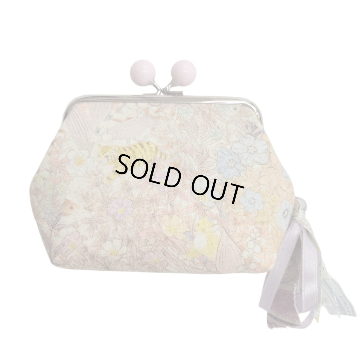 画像2: 【ハンドメイド】yukiemonがま口ポーチ　Y-1 (2)