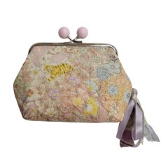画像2: 【ハンドメイド】yukiemonがま口ポーチ　Y-1 (2)