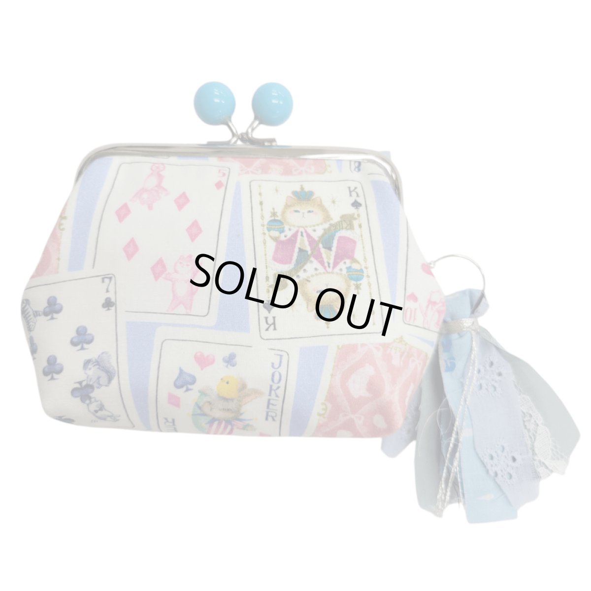 画像2: 【ハンドメイド】yukiemonがま口ポーチ　Y-7 (2)