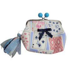 画像1: 【ハンドメイド】yukiemonがま口ポーチ　Y-7 (1)