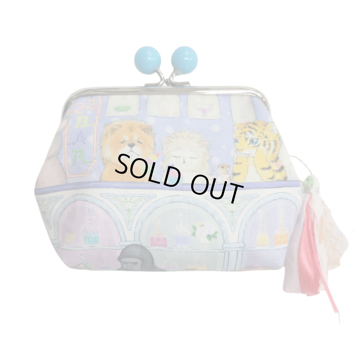 画像2: 【ハンドメイド】yukiemonがま口ポーチ　Y-2 (2)