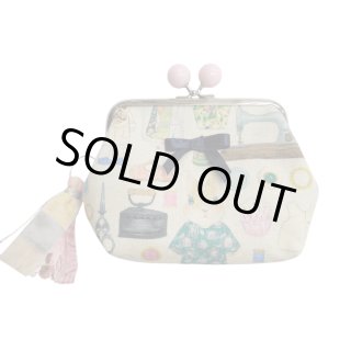 1459.ハンドメイド　14cmがま口ポーチ　ユキエモン　メモリースーちゃん 1459.ハンドメイド 14cmがま口ポーチ ユキエモン メモリースー