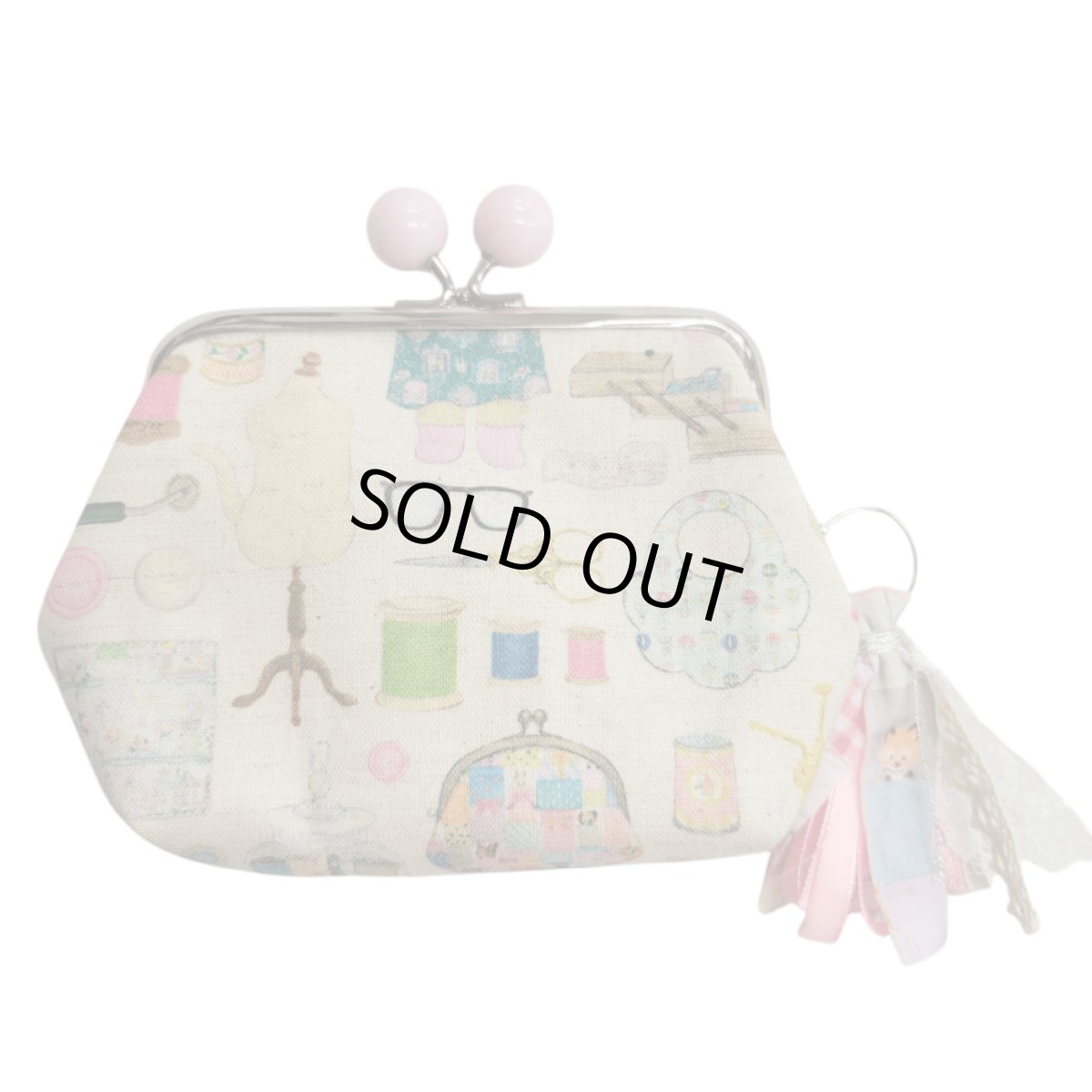 画像2: 【ハンドメイド】yukiemonがま口ポーチ　Y-9 (2)