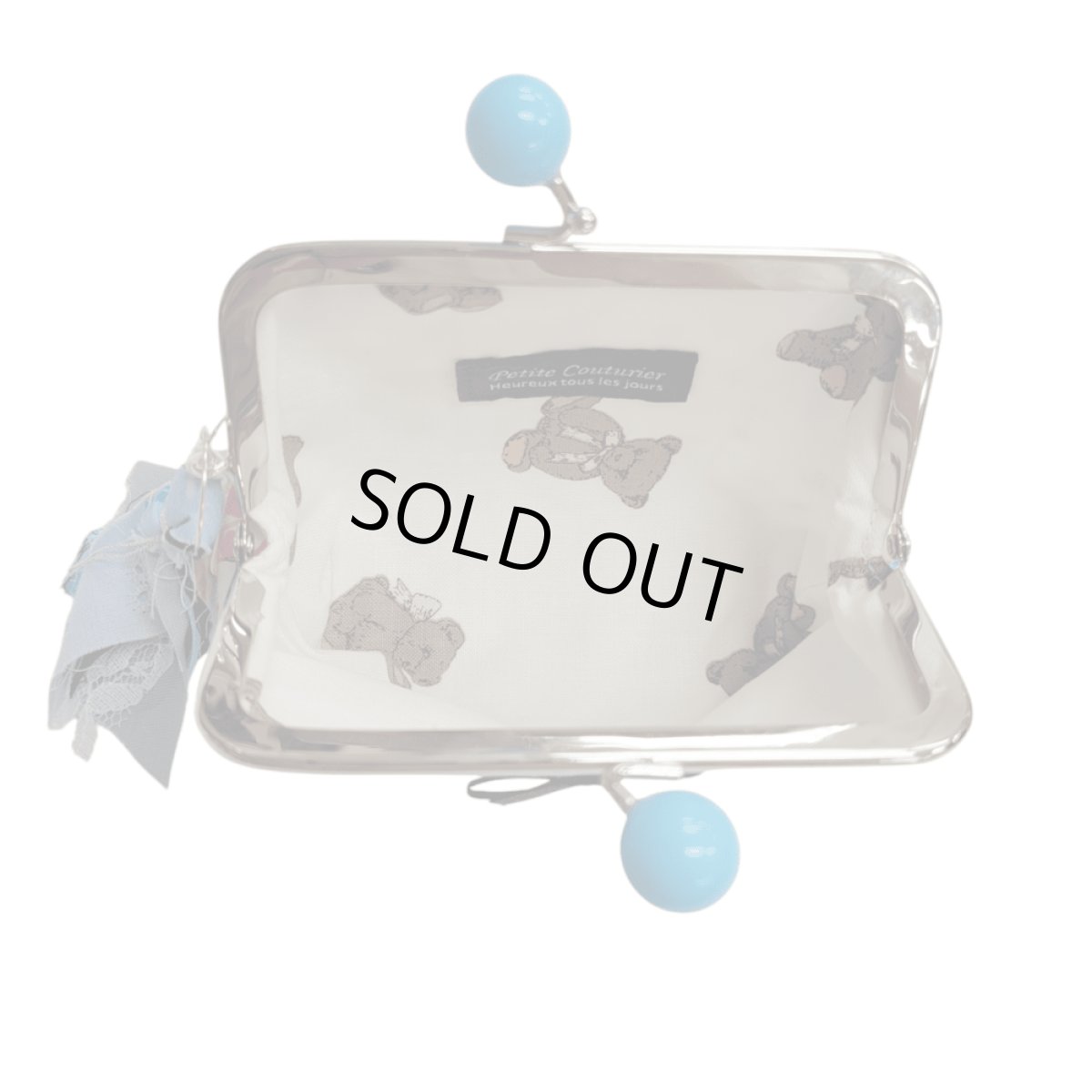 画像3: 【ハンドメイド】yukiemonがま口ポーチ　Y-7 (3)