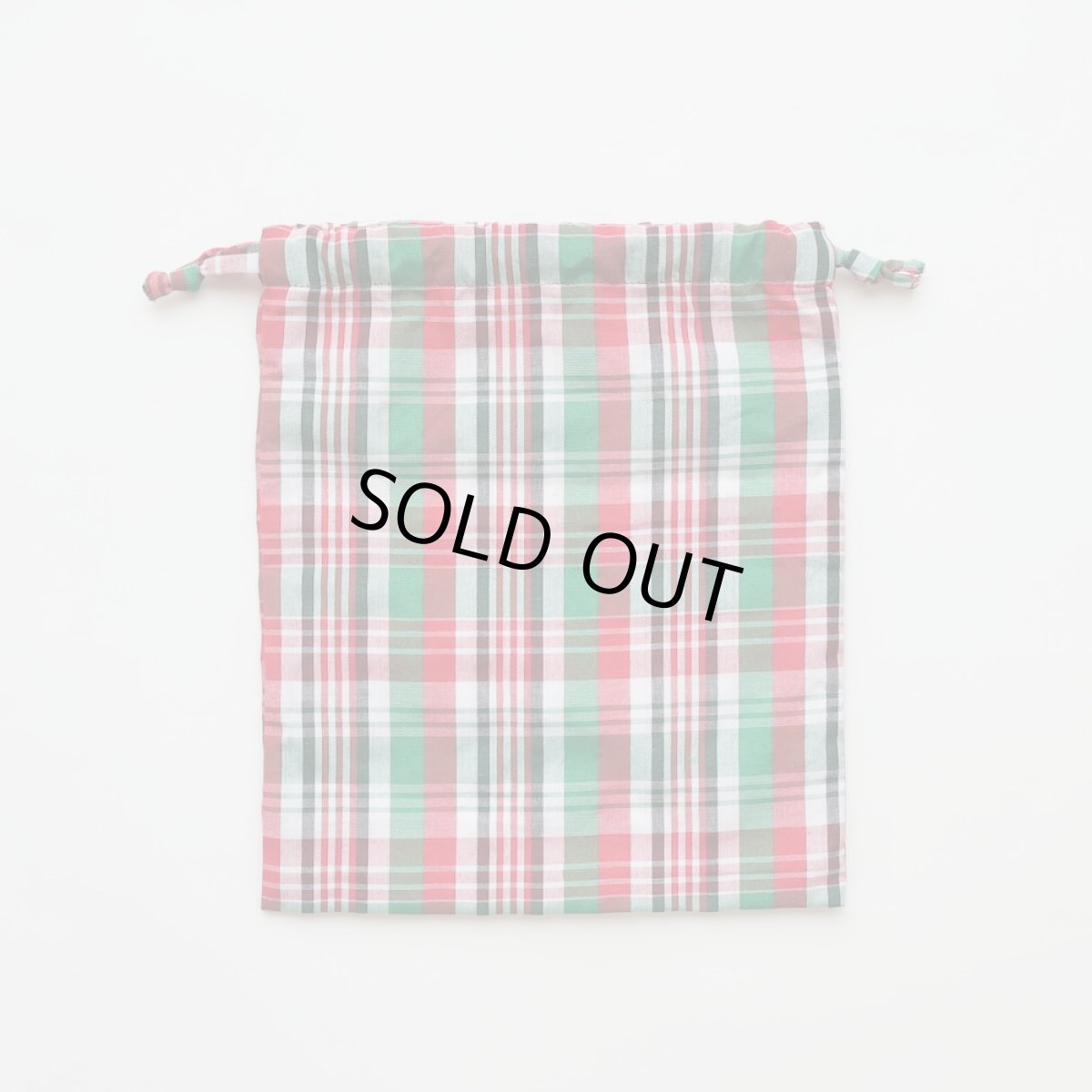 画像3: PHA KHAO MA Drawstring bag RD×GR (3)