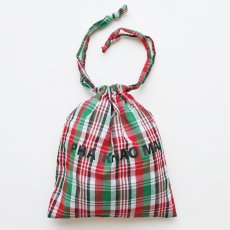 画像1: PHA KHAO MA Drawstring bag RD×GR (1)