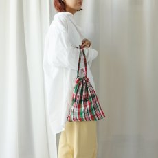 画像5: PHA KHAO MA Drawstring bag RD×BL (5)