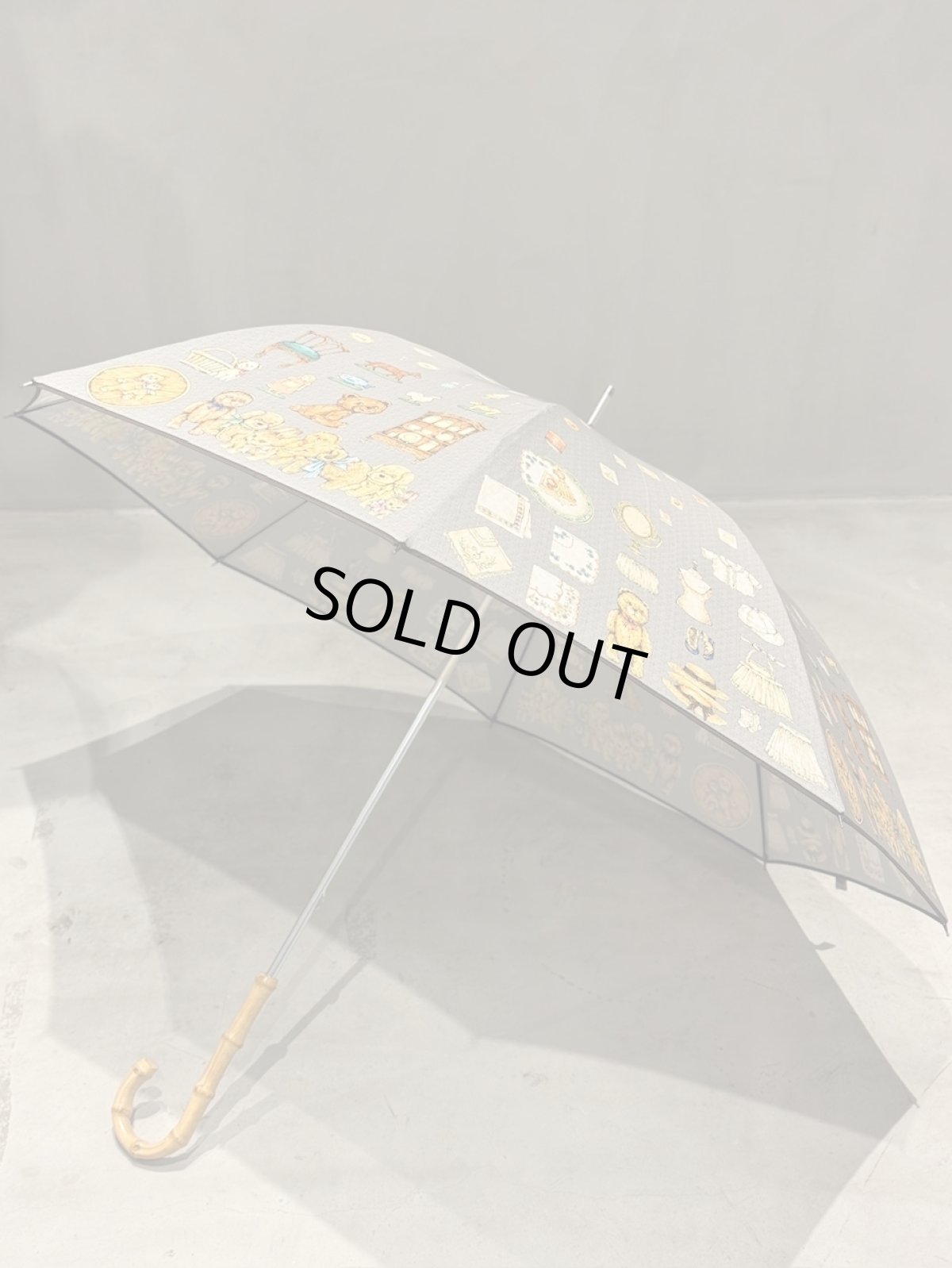 画像3: 【11月中旬〜11月下旬】蚤の市パラソル・グレー 5105290 (3)