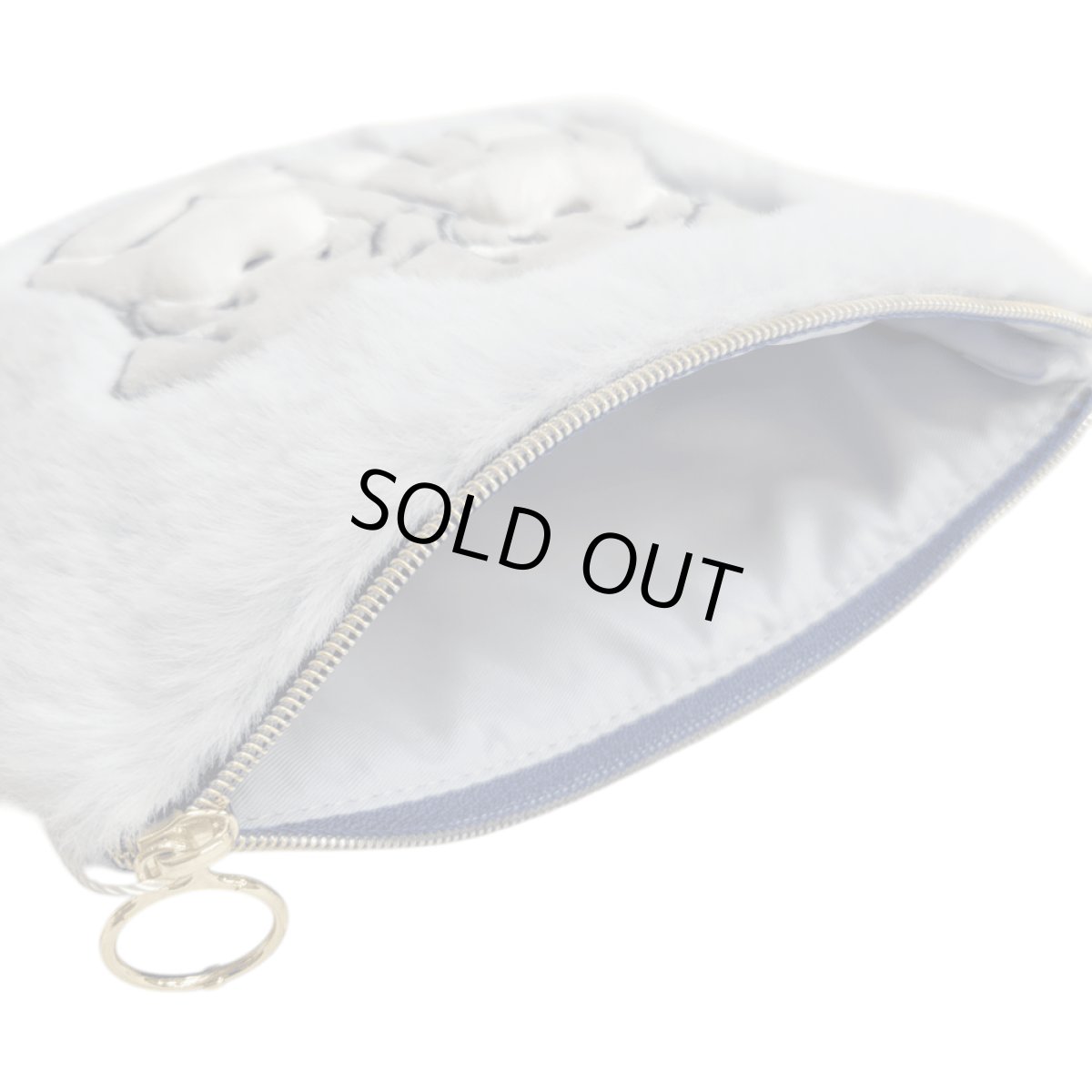 画像10: 【フラワーリング】もふもふアニマルフラットポーチ (10)