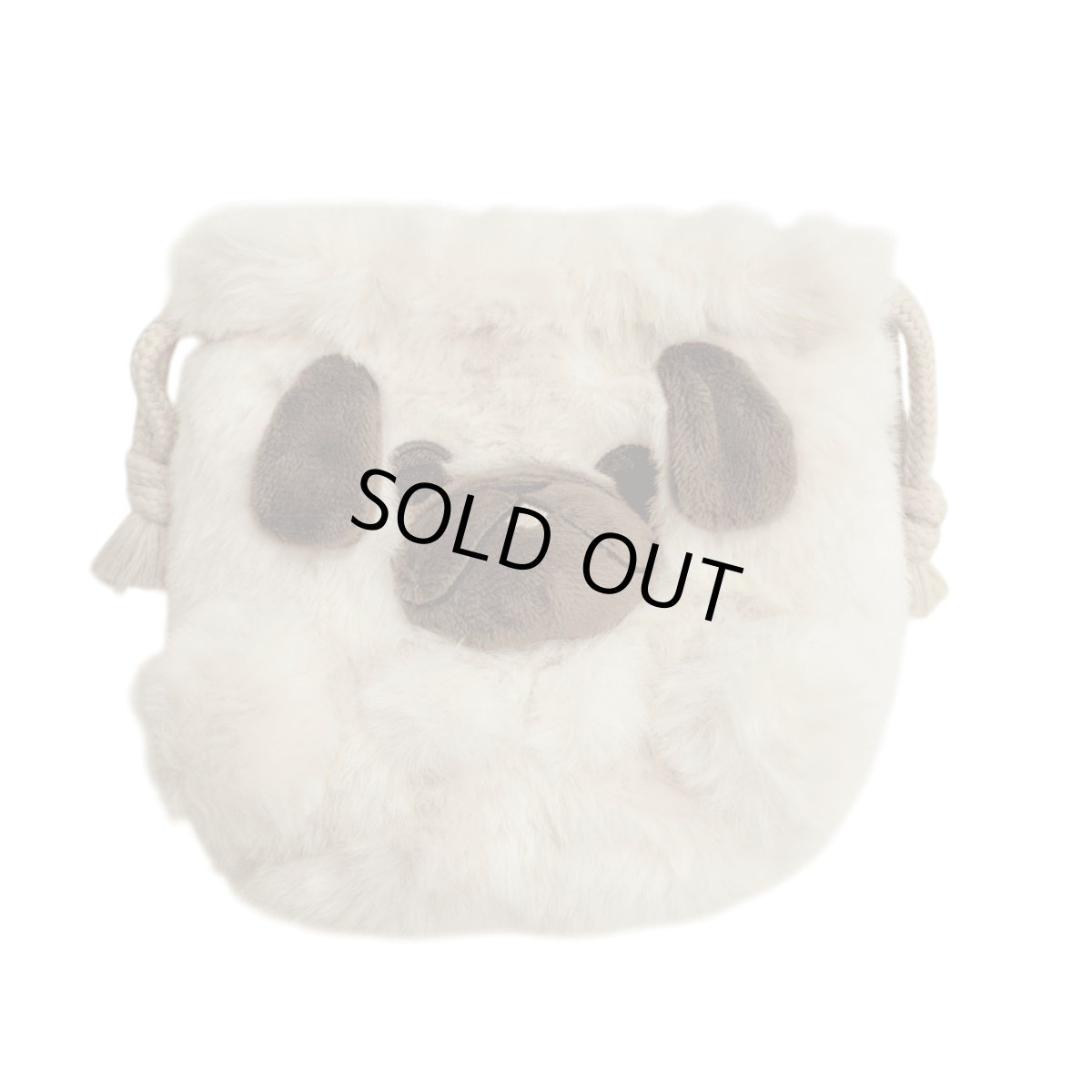 画像2: 【フラワーリング】もふもふアニマル巾着 (2)