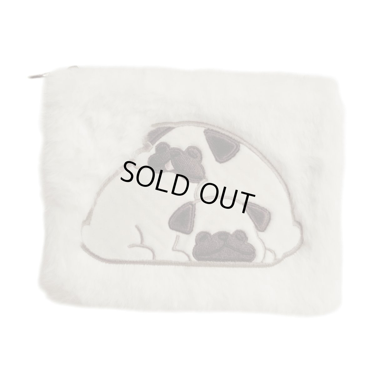 画像5: 【フラワーリング】もふもふアニマルフラットポーチ (5)