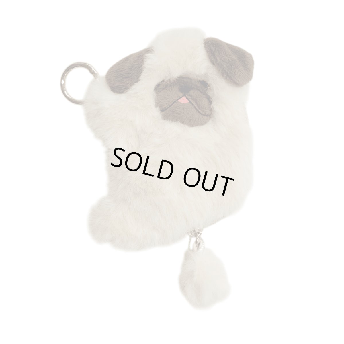 画像2: 【フラワーリング】もふもふアニマルマスコットポーチ (2)