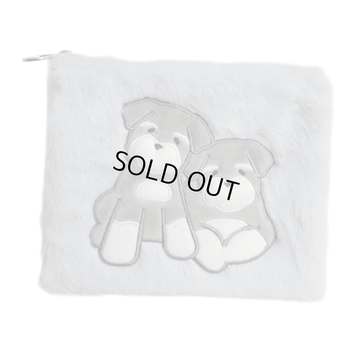 画像8: 【フラワーリング】もふもふアニマルフラットポーチ (8)