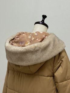 画像14: 【12月上旬〜12月中旬】ぷくぷくテキスタイルリバーコート（3L）5695140 (14)