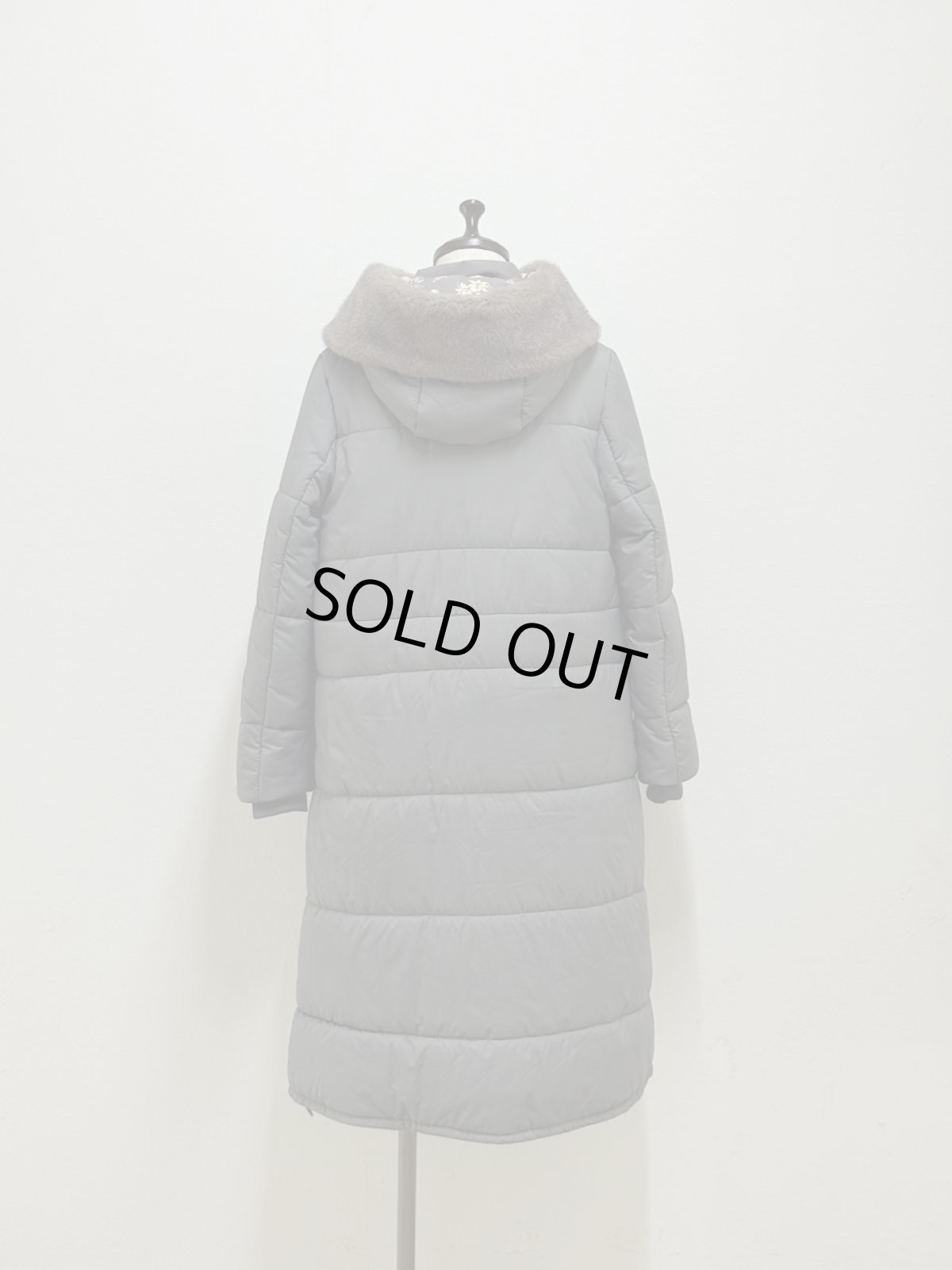 画像24: 【12月上旬〜12月中旬】ぷくぷくテキスタイルリバーロングコート（3L）5695160 (24)