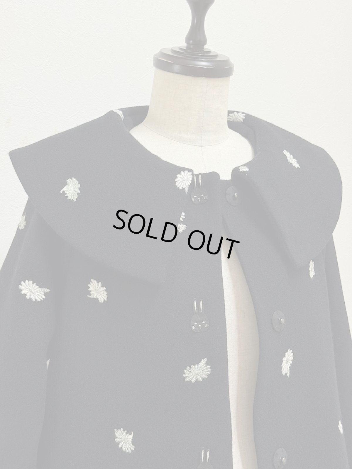 画像3: 【12月中旬〜12月下旬】マーガレットバニーロングコート（M）5195230(追加分) (3)