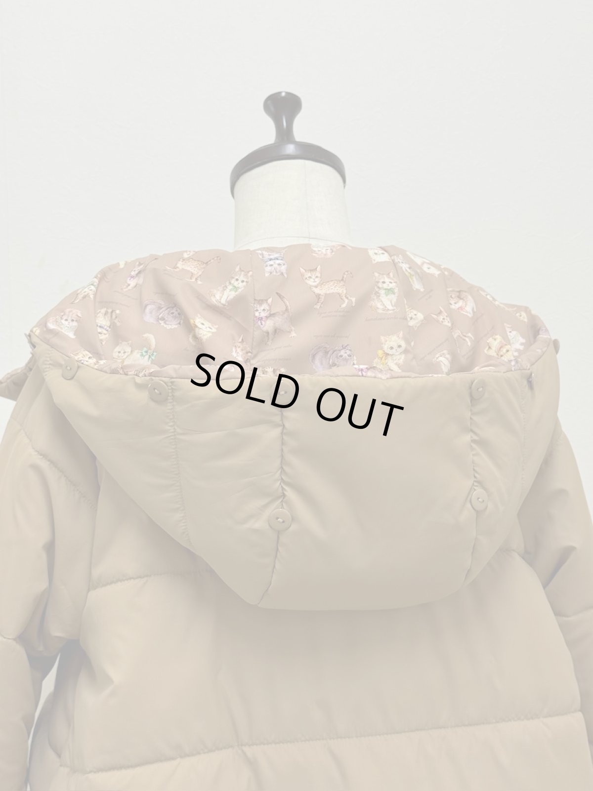 画像17: 【12月上旬〜12月中旬】ぷくぷくテキスタイルリバーコート（3L）5695140 (17)